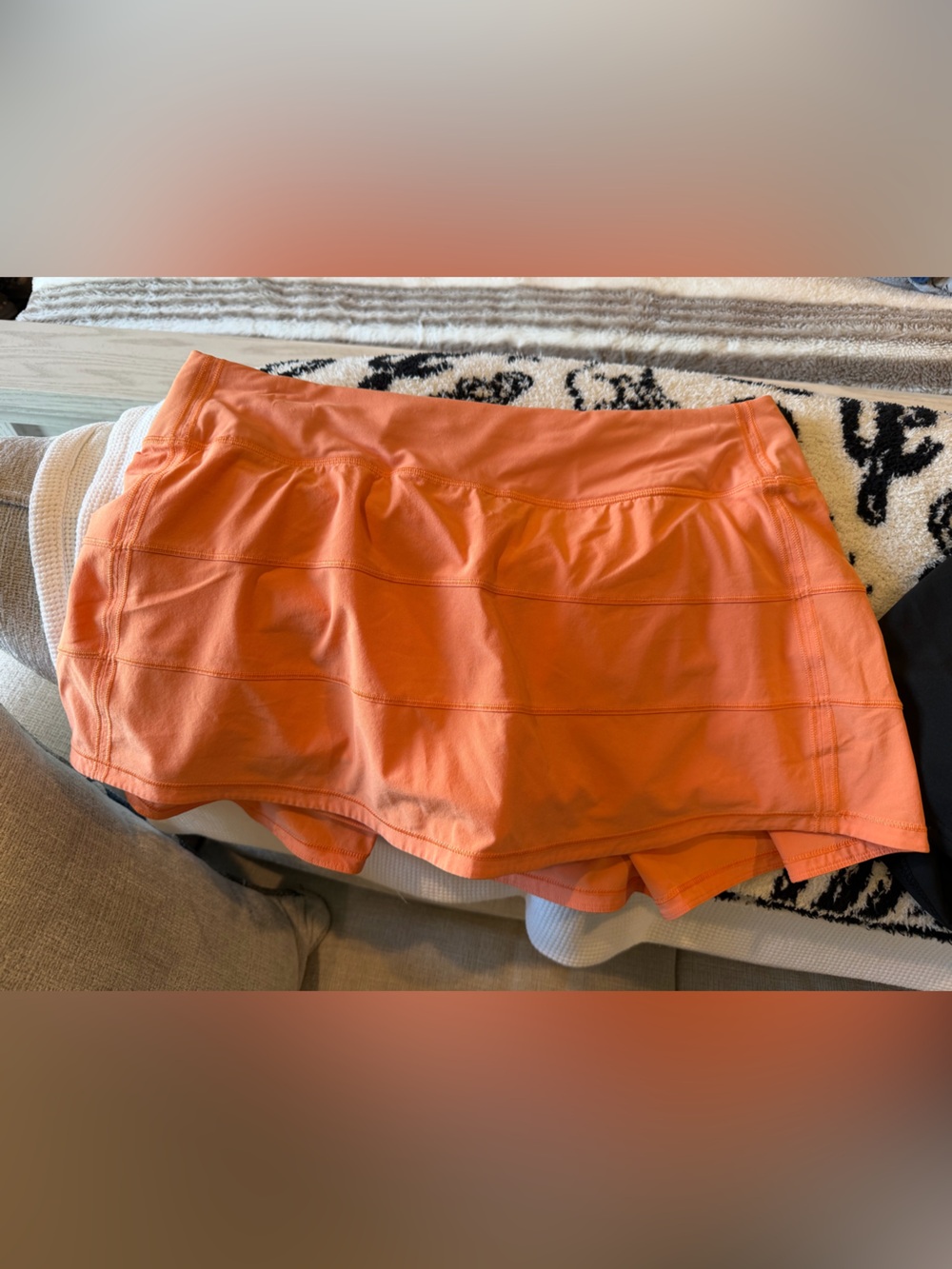 lululemon athletica Coral Orange Women’s Athletic tennis Skort